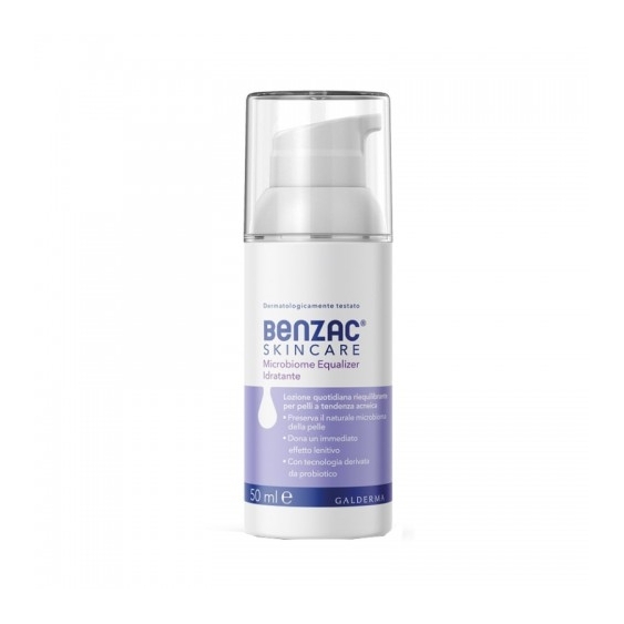 Galderma Benzac Skincare Microbiona Equalizer Lozione Idratante 50 Ml