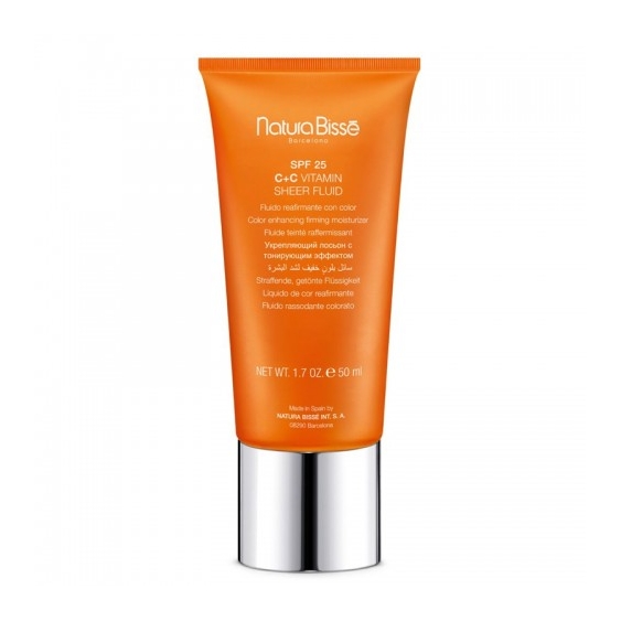Natura Bisse C+C Vitamin Sheer Fluid Spf25 Fluido Viso Idratante E Rassodante 50 Ml