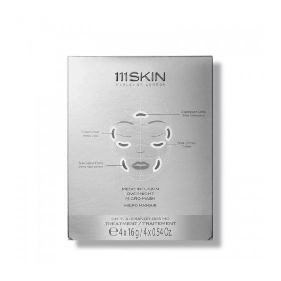 111 Skin Meso Infusion Overnight Micro 4 Maschere Anti-Age Notte Da 16 G