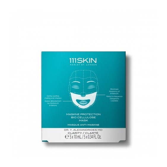 111 Skin Maskne Protection 5 Maschere Antimacchie In Bio Cellulosa