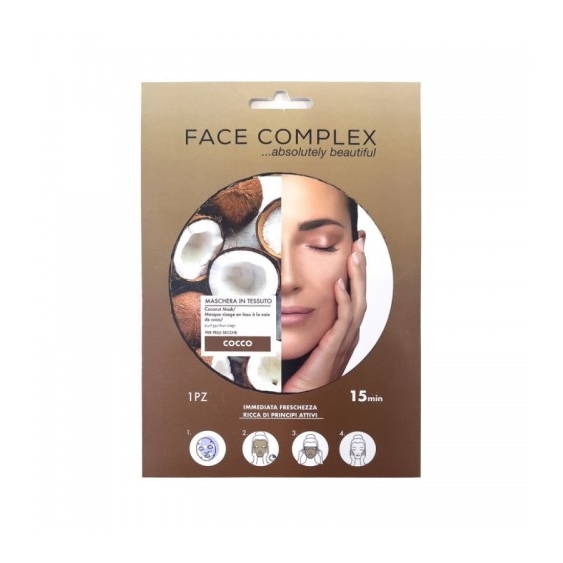 Face Complex Maschera In Tessuto Al Cocco