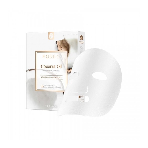 Foreo Coconut Oil 3 Maschere In Tessuto Nutrienti