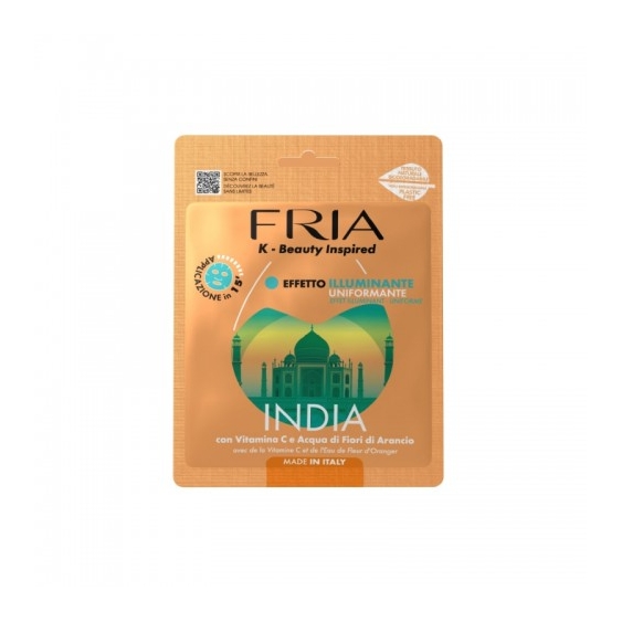 Fria K-Beauty Inspired India Maschera Monofase Effetto Energizzante