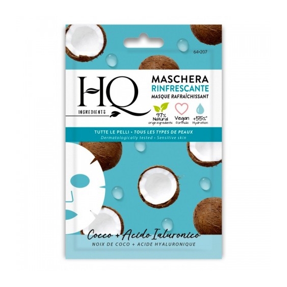 Hq Maschera Viso In Tessuto Rinfrescante 12 Ml