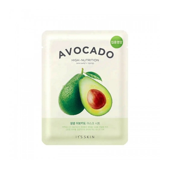 It S Skin Avocado High-Nutrition Maschera In Tessuto Nutriente Ed Idratante