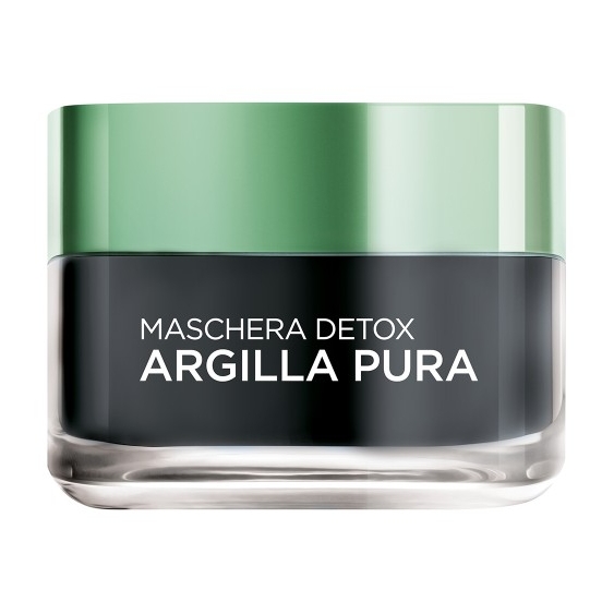 L'Oreal Paris Maschera Detox Argilla Pura Trattamento Viso 50 Ml