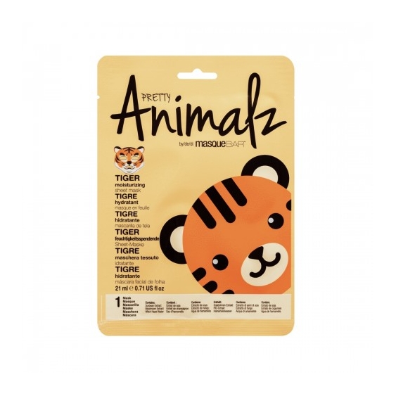 Masque Bar Pretty Animalz Tigre Maschera In Tessuto Idratante