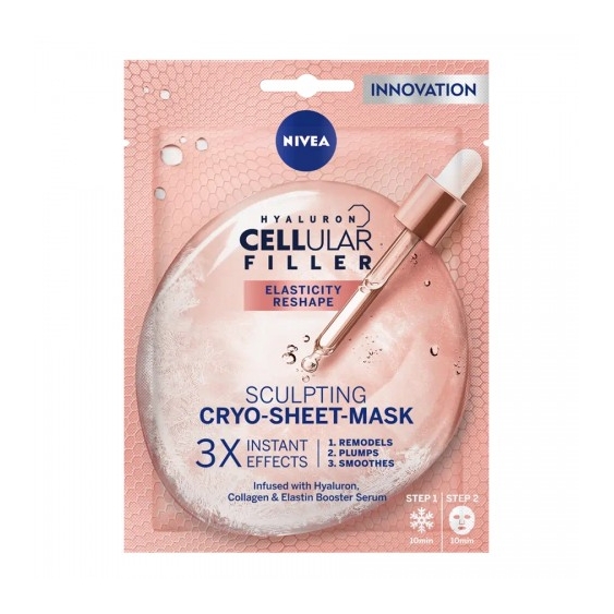 Nivea Hyaluron Cellular Filler Anti-Gravity Cryo Mask Maschera Anti-Age