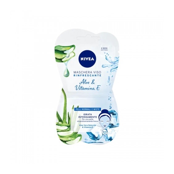 Nivea Maschera Viso Idratante E Rinfrescante 15 Ml