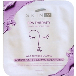 Skin Iv Maschera Antiossidante In Tessuto Con Argilla Viola