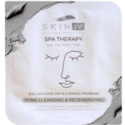 Skin Iv Maschera Purificante In Tessuto Con Argilla Grigia