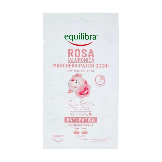 Equilibra Rosa Ialuronica 2 Patch Anti-Fatica Per Il Contorno Occhi