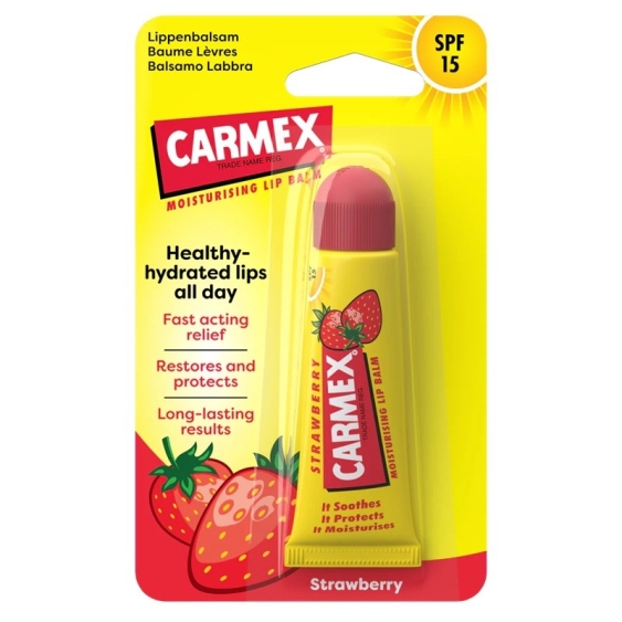 Carmex Balsamo Labbra Strawberry SPF15 Tubetto