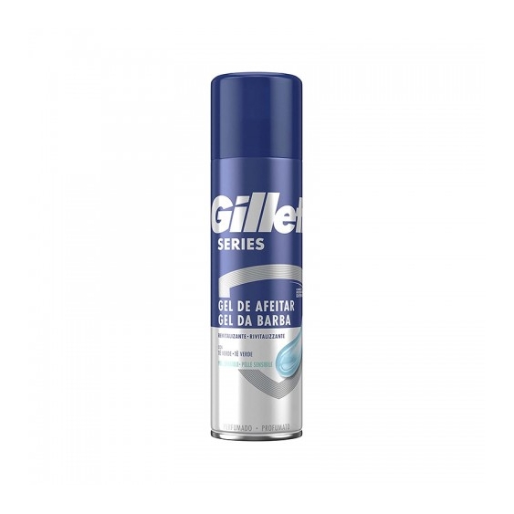 Gillette Series Gel Da Barba Rivitalizzante Con Tè Verde 200 Ml