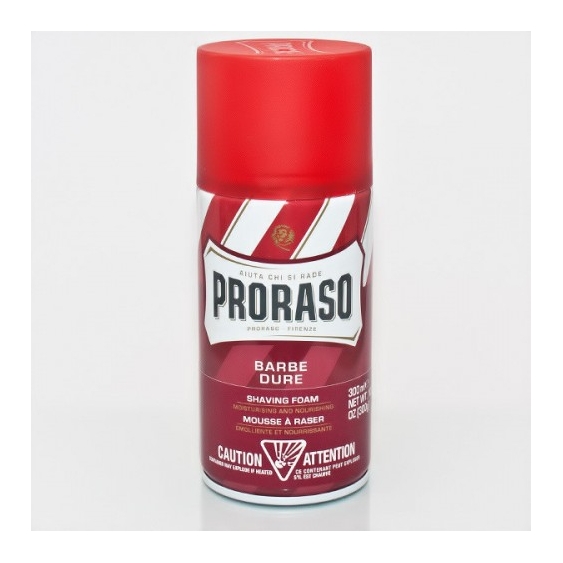 Proraso Schiuma Da Barba Emolliente Per Barbe Dure Al Burro Di Karite' E Olio Di Sandalo Rosso 400 Ml