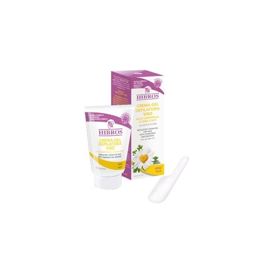 Hibros Crema Gel Depilatoria Viso Alla Camomilla 30 Ml