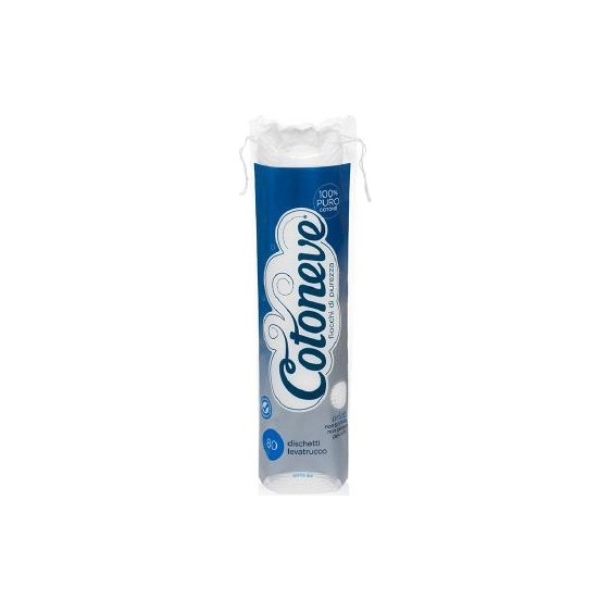 Cotoneve Dischetti Levatrucco Orlati 1 Confezione 80 Dischetti