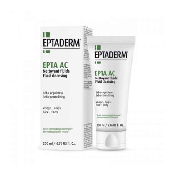 Eptaderm Epta Ac Detergente Sebo-Regolatore Viso E Corpo 200 Ml