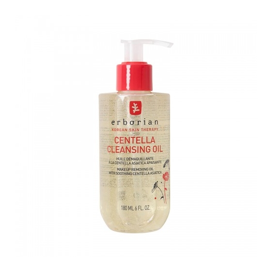Erborian Centella Cleansing Oil Olio Struccante Coreano Alla Centella Asiatica 180 Ml