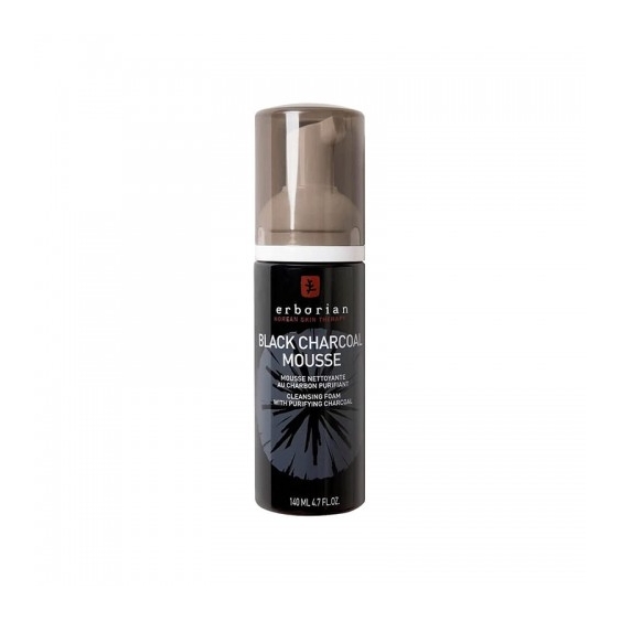 Erborian Black Charcoal Mousse Detergente Purificante Coreano 140 Ml