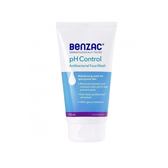 Galderma Benzac Skincare Ph Control Detergente Viso Antibatterico 150 Ml