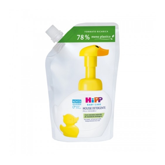 Hipp Mousse Detergente Per Pelle Sensibile Ricarica Da 250 Ml