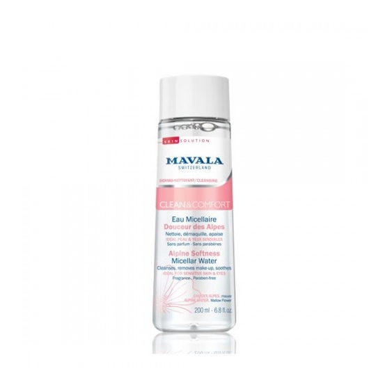 Mavala Clean & Comfort Acqua Micellare Delicata Delle Alpi 200 Ml