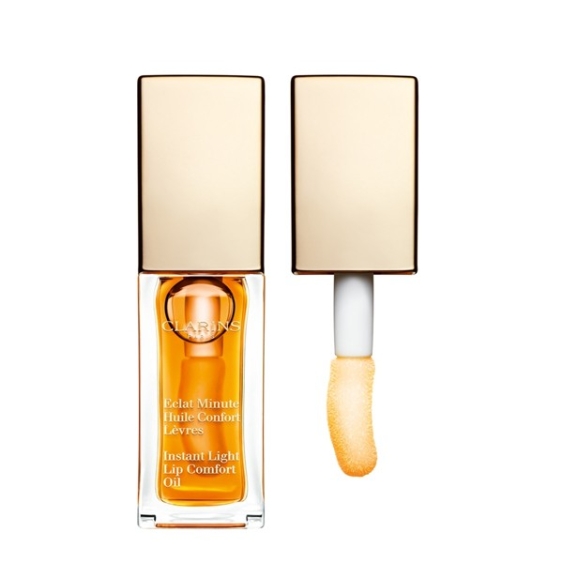 Clarins Instant Light Lip Comfort Oil - 01 Honey