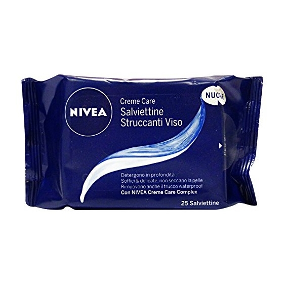 Nivea Creme Care 25 Salviettine Struccanti Viso