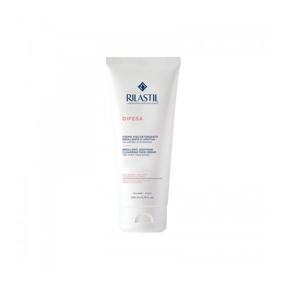 Rilastil Difesa Crema Viso Detergente Emolliente E Lenitiva 200 Ml