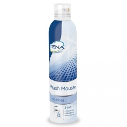 Tena Wash Mousse Mousse Detergente 3 In 1 Per Pelli Sensibili 400 Ml