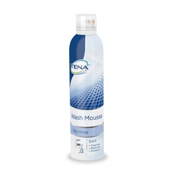Tena Wash Mousse Mousse Detergente 3 In 1 Per Pelli Sensibili 400 Ml
