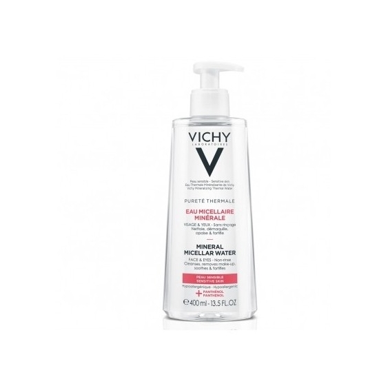 Vichy Purete Thermale Acqua Minerale Micellare Struccante Per Pelle Secca 400 Ml