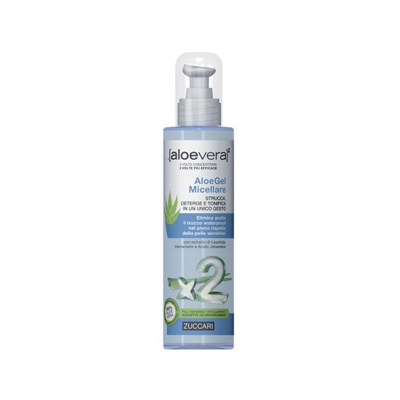 Zuccari Aloevera2 Aloegel Micellare Struccante Viso 200 Ml