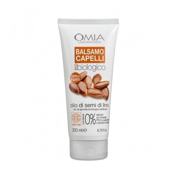 Omia Balsamo Per Cuoio Capelluto Delicato Con Olio Di Semi Di Lino 200 Ml