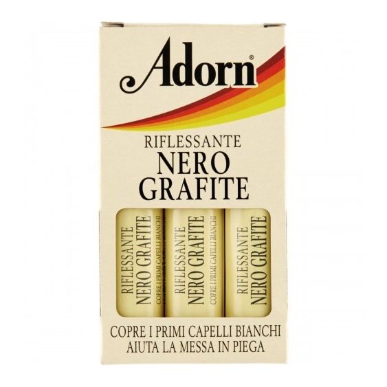 Adorn Riflessante Nero Grafite Per Capelli 3X20 Ml