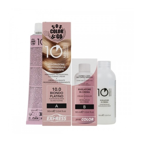 Alama Sos Color&Go Colorazione Permanente N. 10.0 Biondo Platino