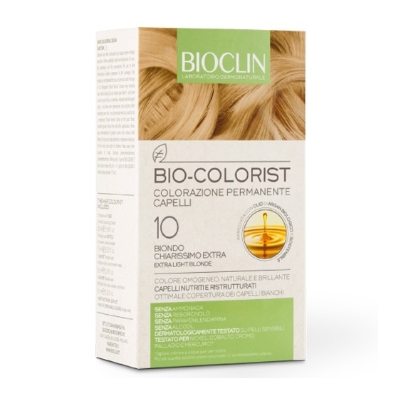 Bioclin Bio Colorist Colorazione Permanente Per Capelli N.10 Biondo Chiarissimo Extra