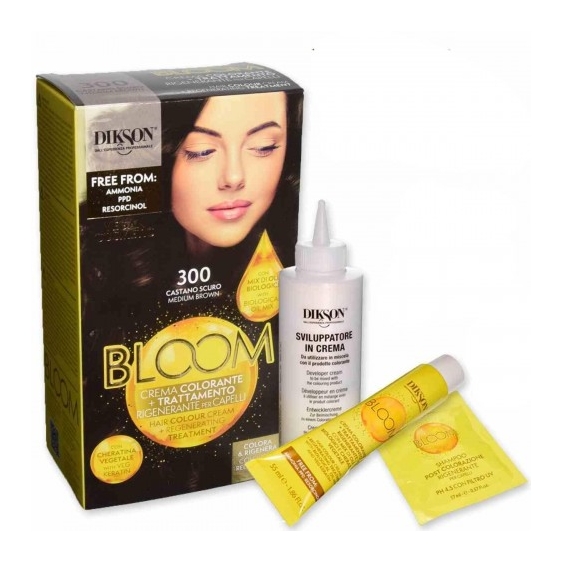 Dikson Bloom Colorazione 2In1 N. 300 Castano Scuro