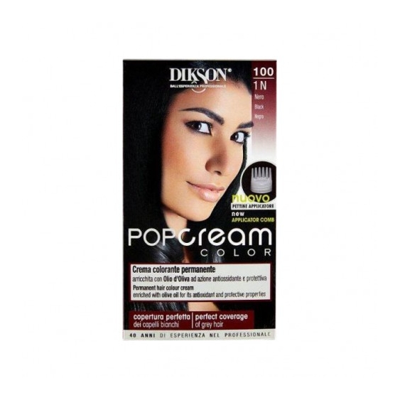 Dikson Pop Cream Color Crema Colorante Permanente N.100 Nero