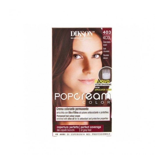 Dikson Pop Cream Color Crema Colorante Permanente N.403 Cioccolato Scuro