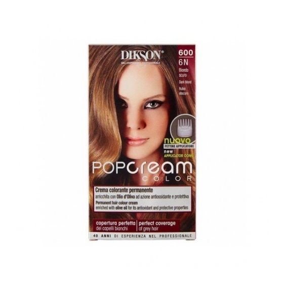 Dikson Pop Cream Color Crema Colorante Permanente N.600 Biondo Scuro