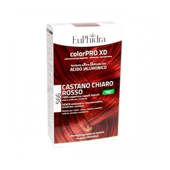 Euphidra Colorpro Xd Colorazione Permanente N.566 Castano Chiaro Rosso