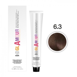 Glamour Ammonia Free Hair Color Cream Crema Colorante Per Capelli N. 6.3 Biondo Scuro Dorato