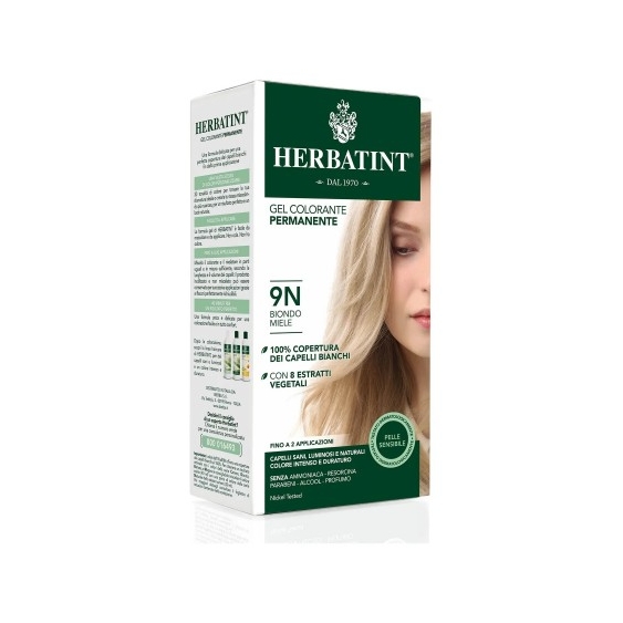 Herbatint Gel Colorante Permanente N. 9N Biondo Miele 300 Ml