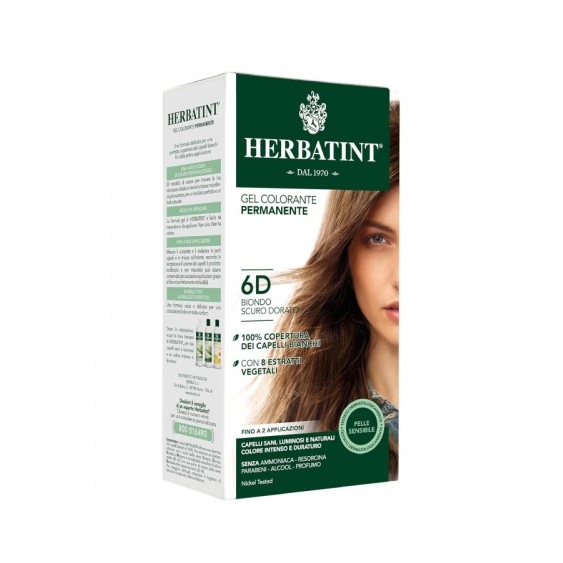 Herbatint Tinta Per Capelli 135Ml N.6 D Biondo Scuro Dorato