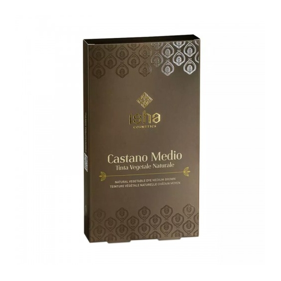 Isha Castano Medio Tinta Vegetale Naturale 100 Ml