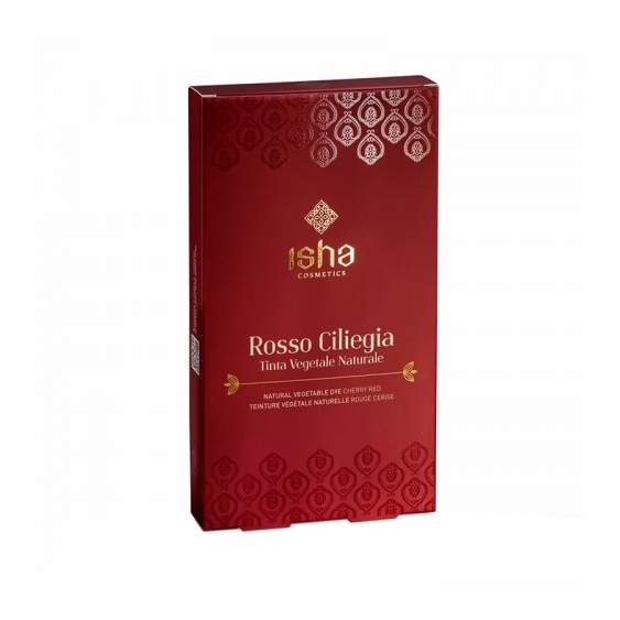 Isha Hennè Rosso Ciliegia Tinta Vegetale Naturale 100 Ml