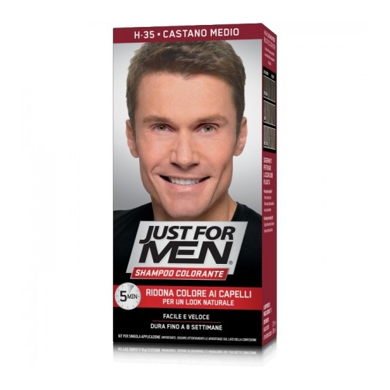 Just For Men Shampoo Colorante 30 Ml Castano Medio