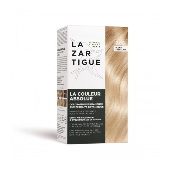 Lazartigue La Couleur Absolue Colorazione Permanente N. 9.00 Biondo Molto Chiaro